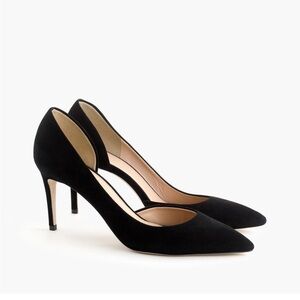 J. Crew Colette suede d'Orsay pumps made in Italy